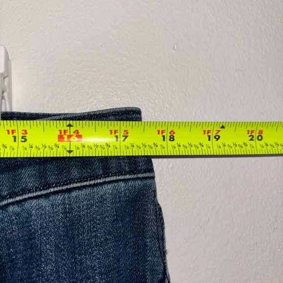 NWT Talbots Straight Leg Jean With Red Plaid Cuff Size 14 Petite - Picture 9 of 11